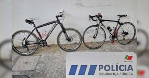 Bicicletas furtadas, recuperadas pela PSP de Faro